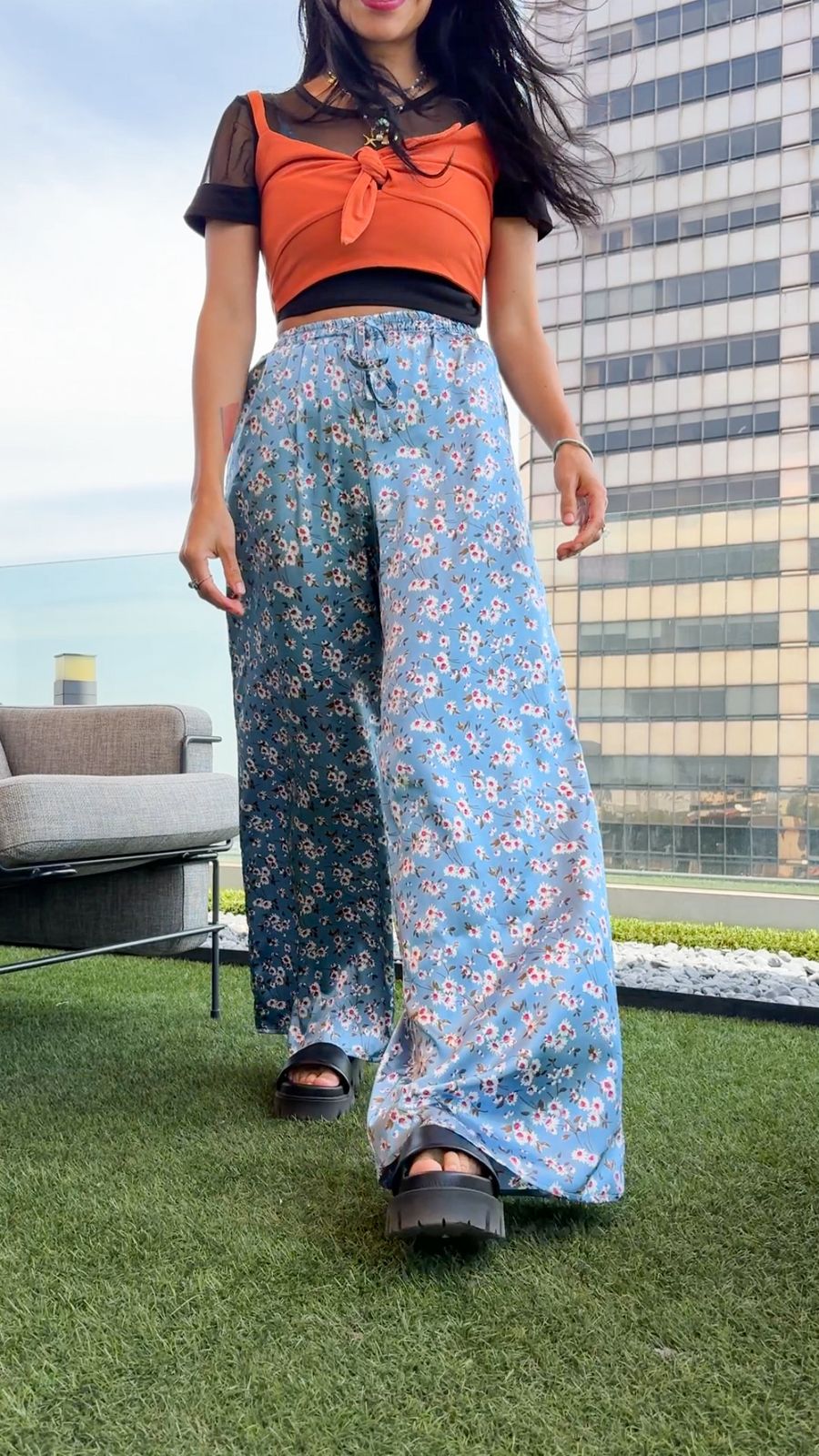 Pantalón Bloomstorm | Azul